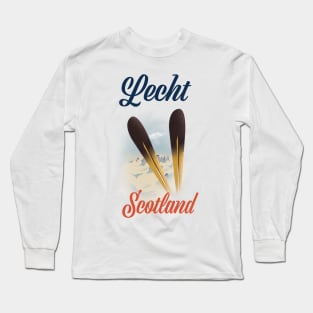 Lecht Scotland Ski poster Long Sleeve T-Shirt